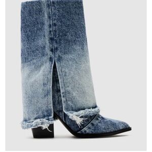 Steve Madden LIVVY DENIM FABRIC Boots